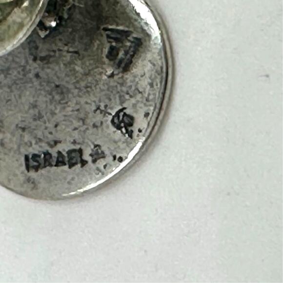 Silpada Israel Pink Cat Dog Sterling Silver Necklace Earring Set 925 Pet Jewelry - Picture 7 of 11